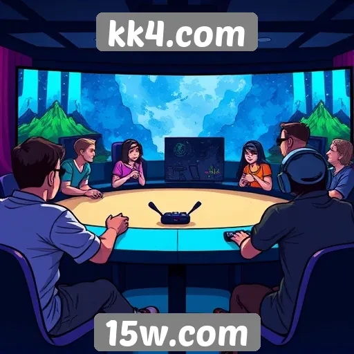 Exploração da comunidade online do kk4.com